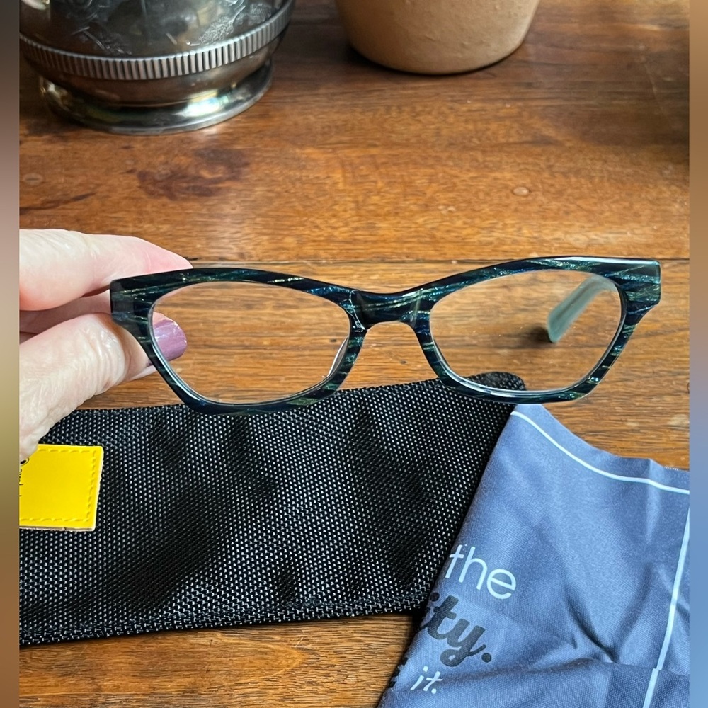 EyeBobs Stylish Green Reading Eyeglasses -1.25
